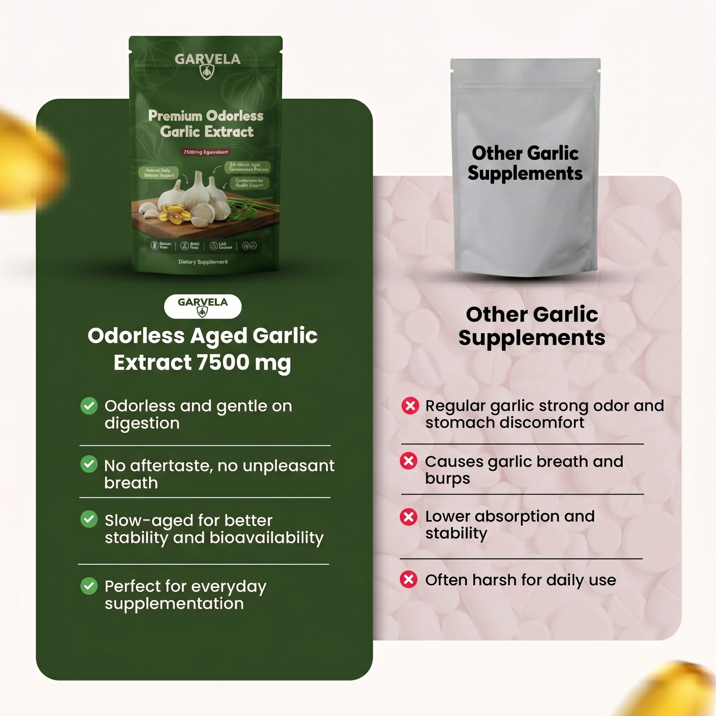 Garvela® Premium Odorless Garlic Extract