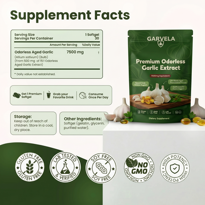 Garvela® Premium Odorless Garlic Extract