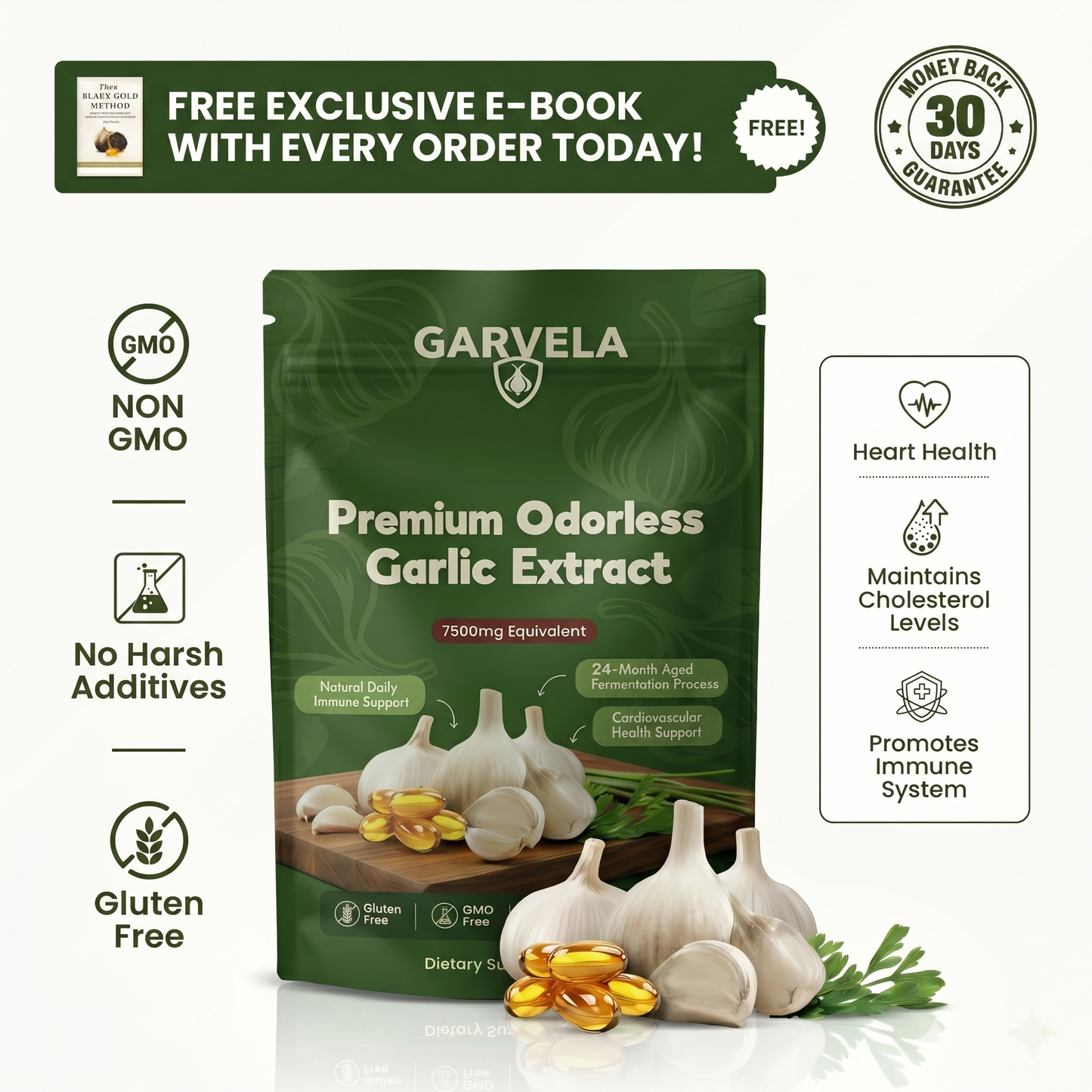 Garvela® Premium Odorless Garlic Extract